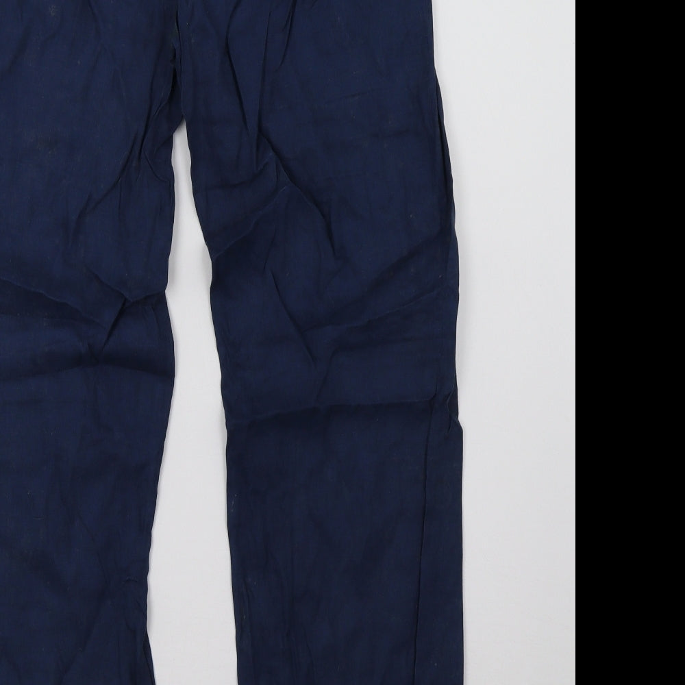 NEXT Womens Blue   Trousers  Size 10 L30 in