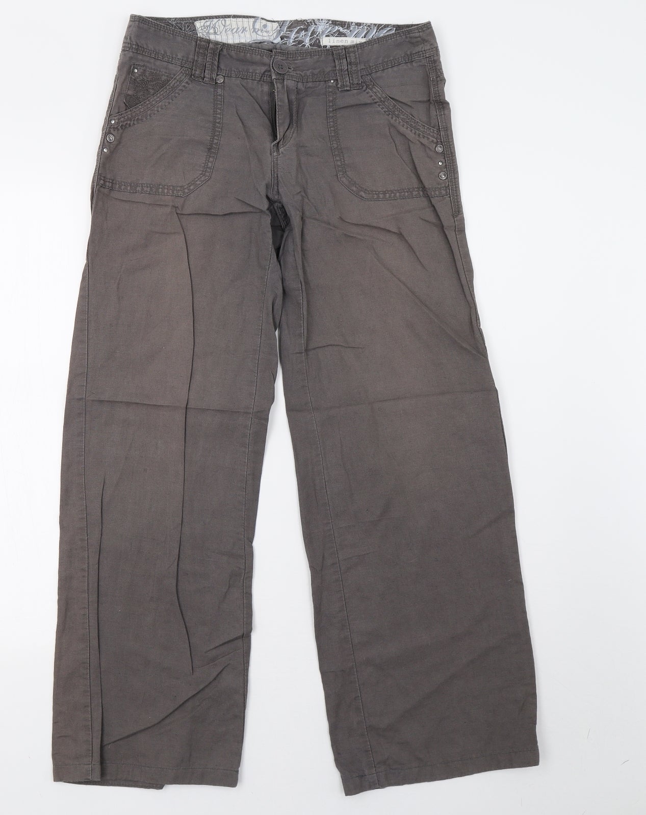 newlook Womens Grey   Trousers  Size 10 L29 in