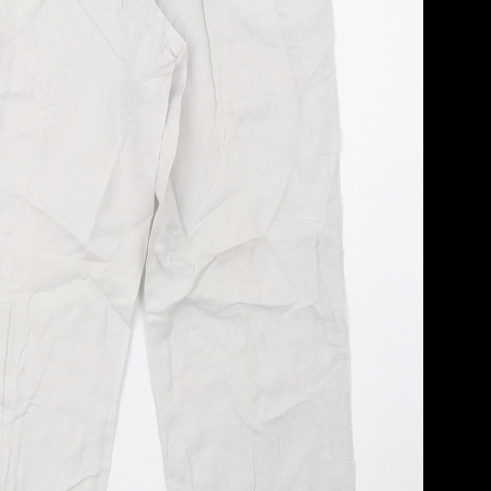 Marks and Spencer Mens Grey   Trousers  Size 34 L31 in