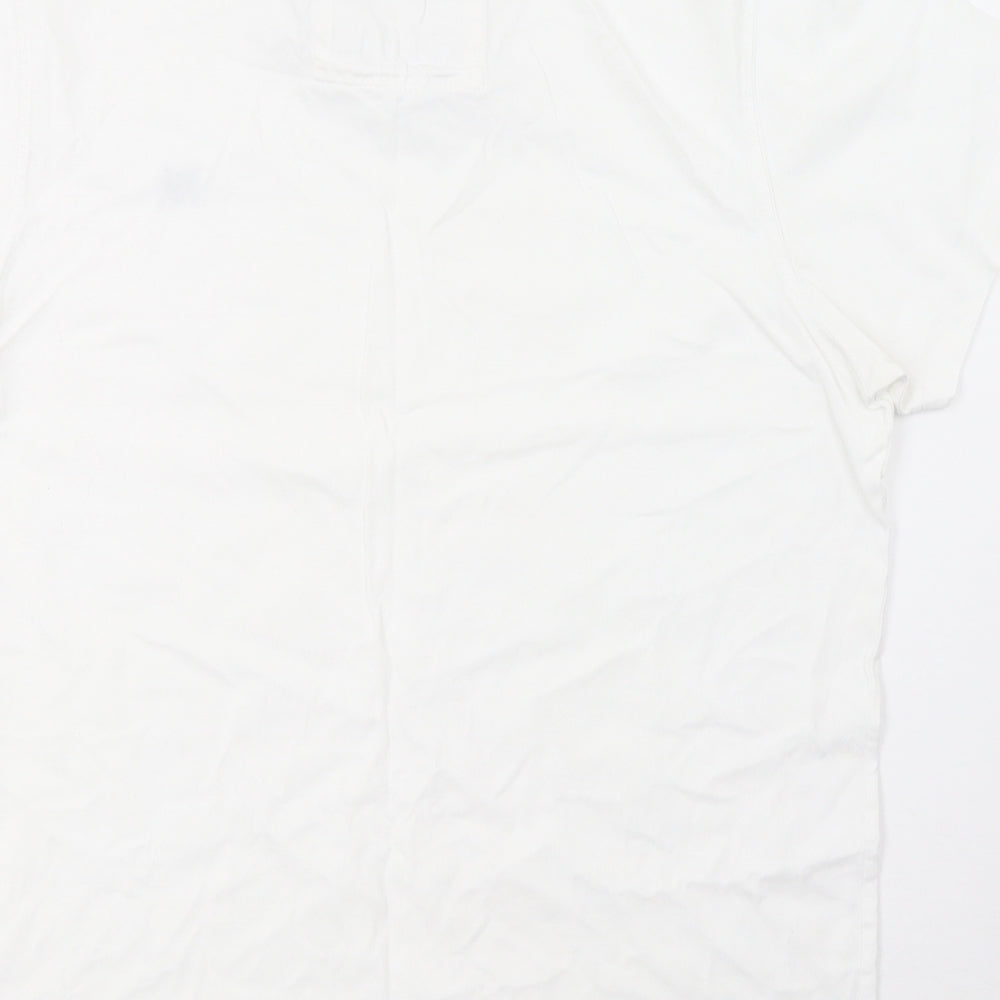 Crew Clothing Mens White    T-Shirt Size XL