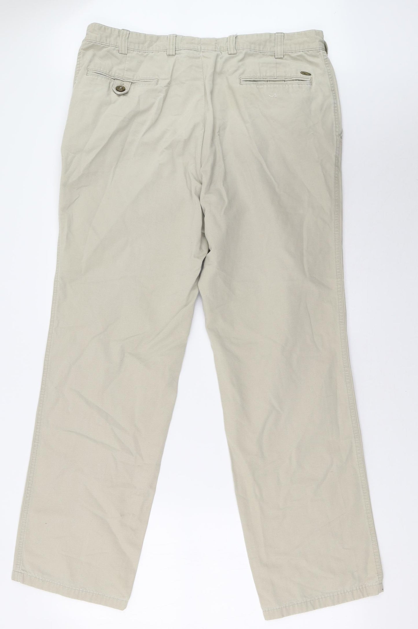 oakman Mens Beige   Trousers  Size 36 L31 in