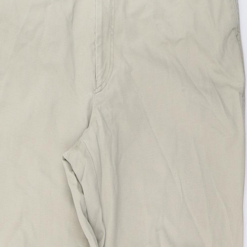 oakman Mens Beige   Trousers  Size 36 L31 in