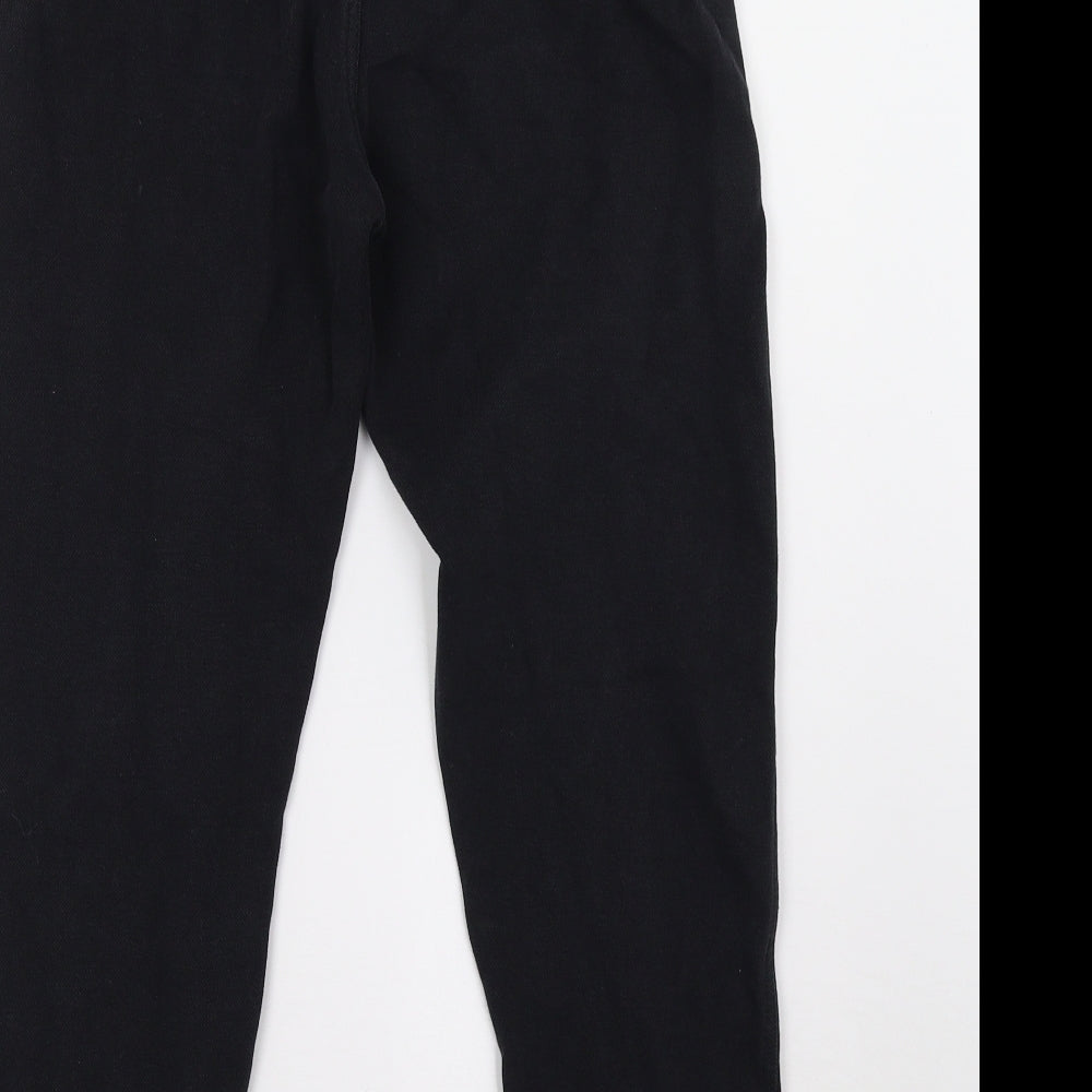 F&F Boys Black   Jogger Trousers Size 13 Years