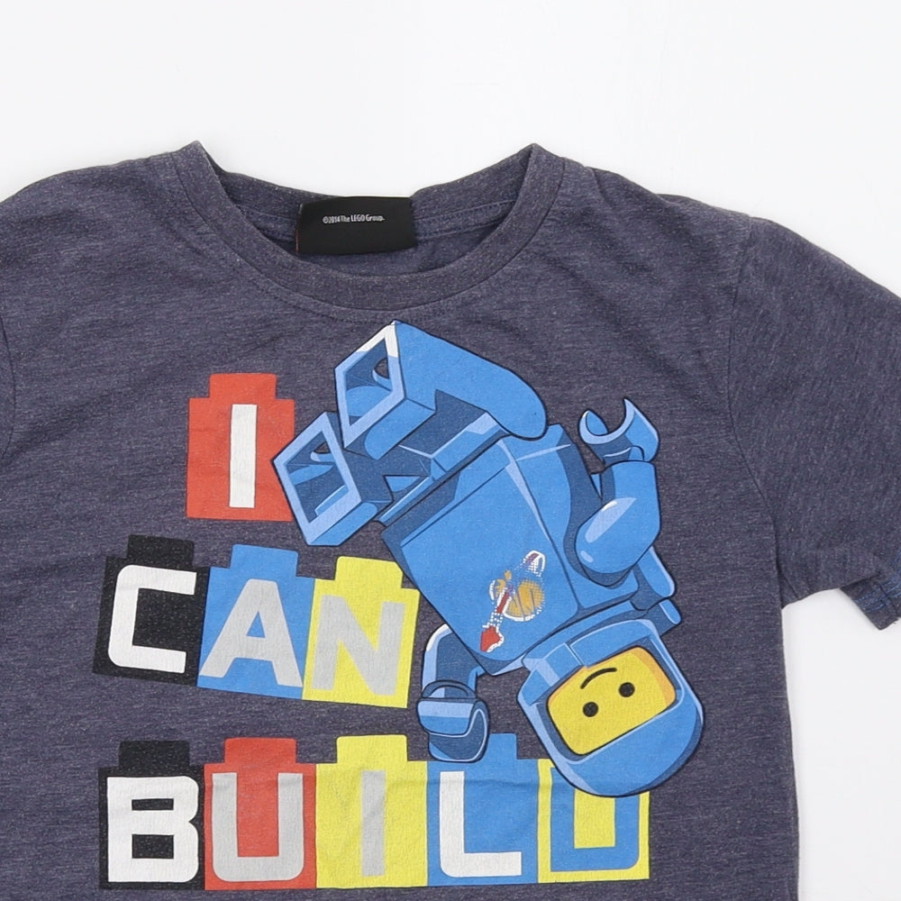George Boys Blue   Basic T-Shirt Size 8 Years  - lego