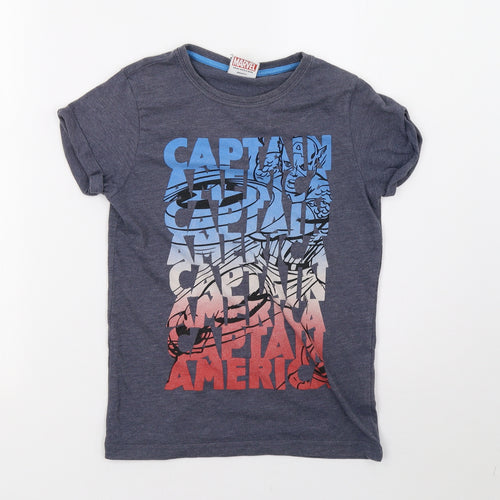 NEXT Boys Blue   Basic T-Shirt Size 8 Years  - Marvel