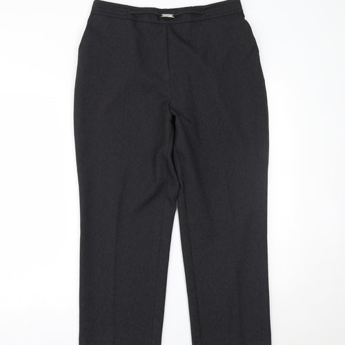 Profile  Womens Black   Trousers  Size 14 L25 in
