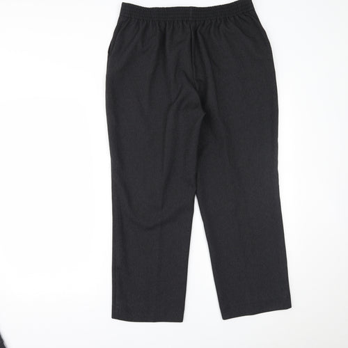 Profile  Womens Black   Trousers  Size 14 L25 in