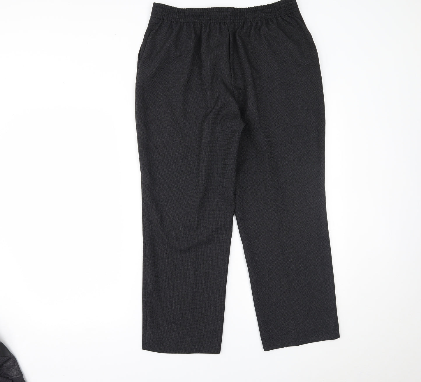 Profile  Womens Black   Trousers  Size 14 L25 in