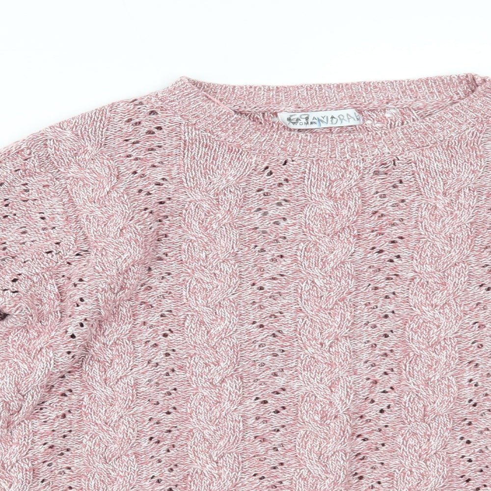 Papaya Womens Pink   Pullover Jumper Size M