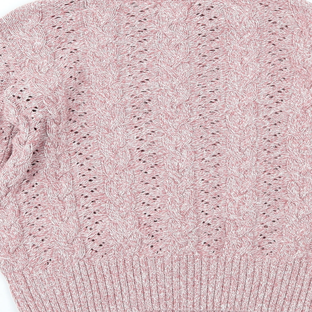 Papaya Womens Pink   Pullover Jumper Size M