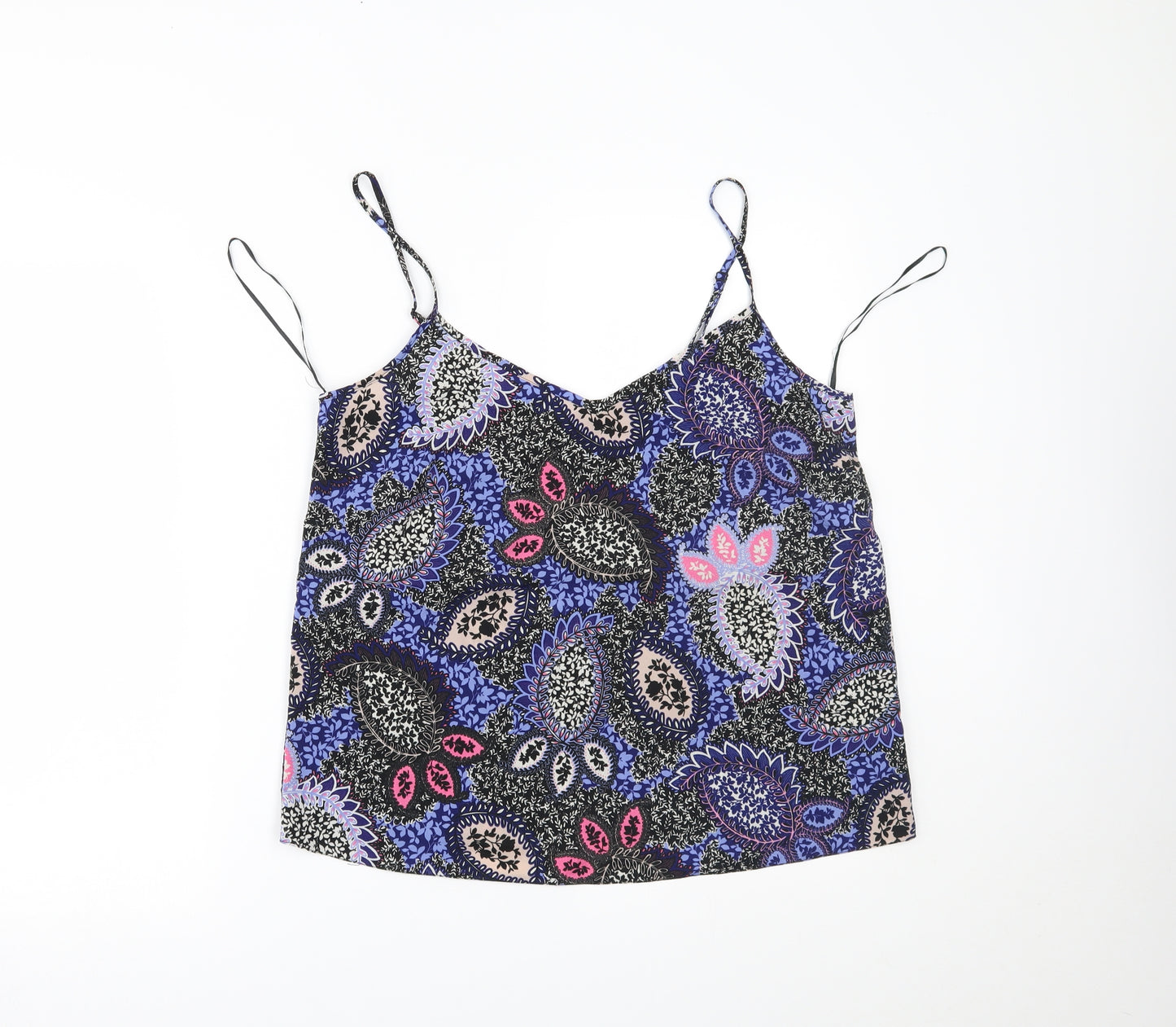 George Womens Multicoloured Paisley  Camisole Tank Size 12