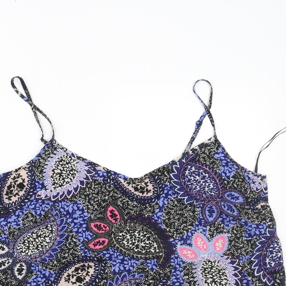 George Womens Multicoloured Paisley  Camisole Tank Size 12