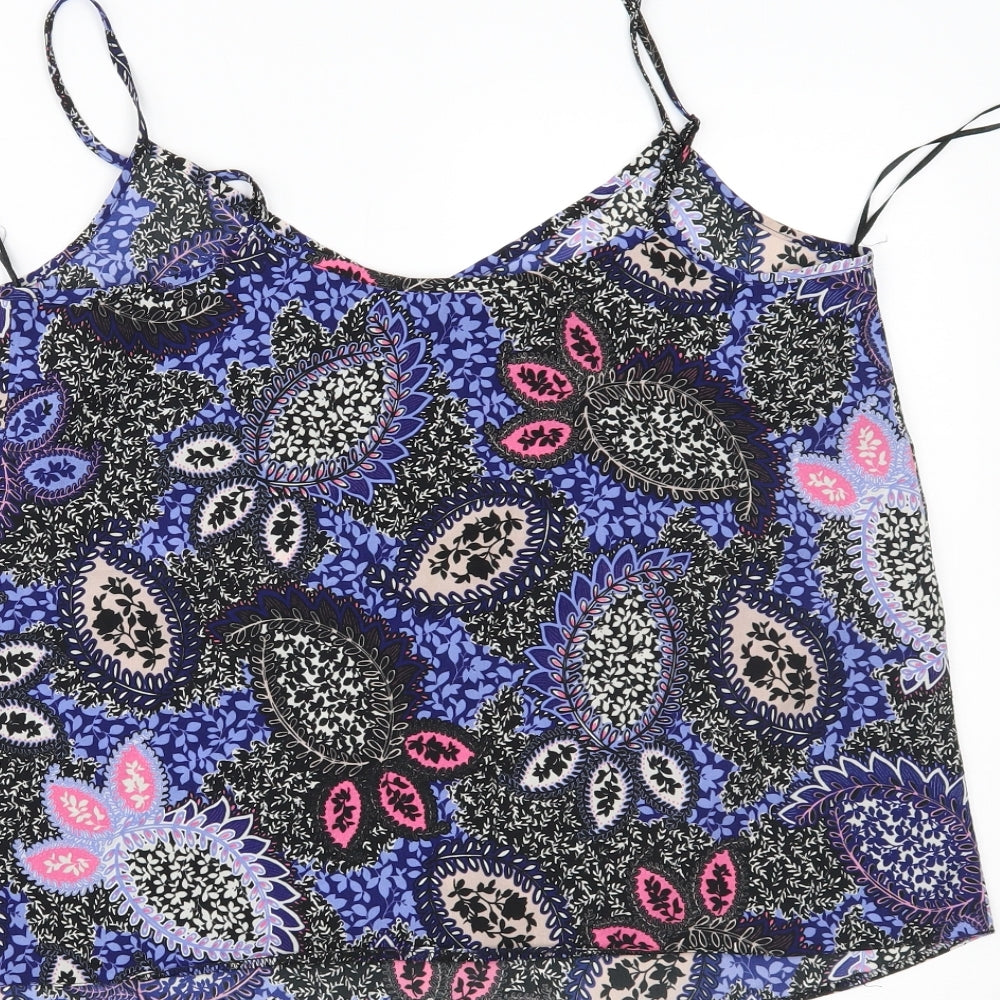 George Womens Multicoloured Paisley  Camisole Tank Size 12