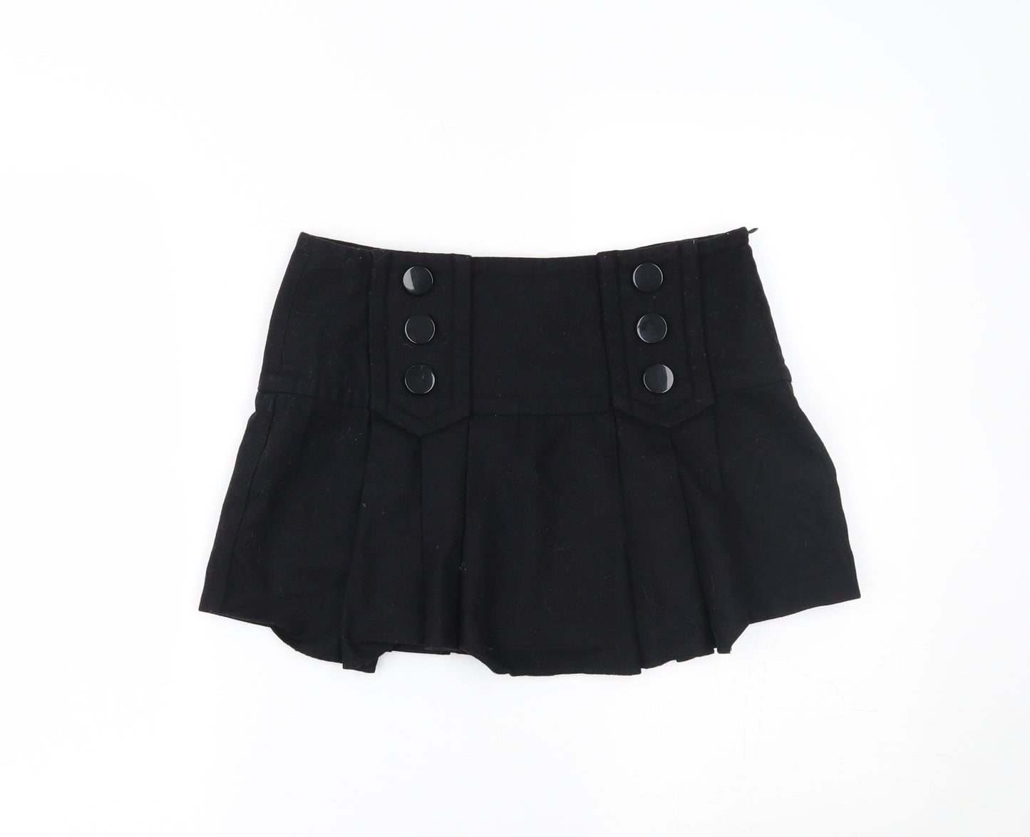 Bay Womens Black   Pleated Skirt Size 6