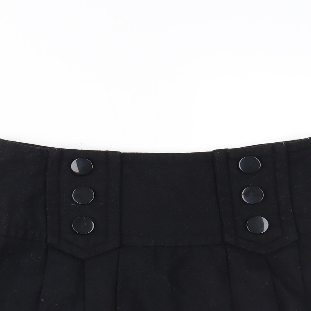 Bay Womens Black   Pleated Skirt Size 6