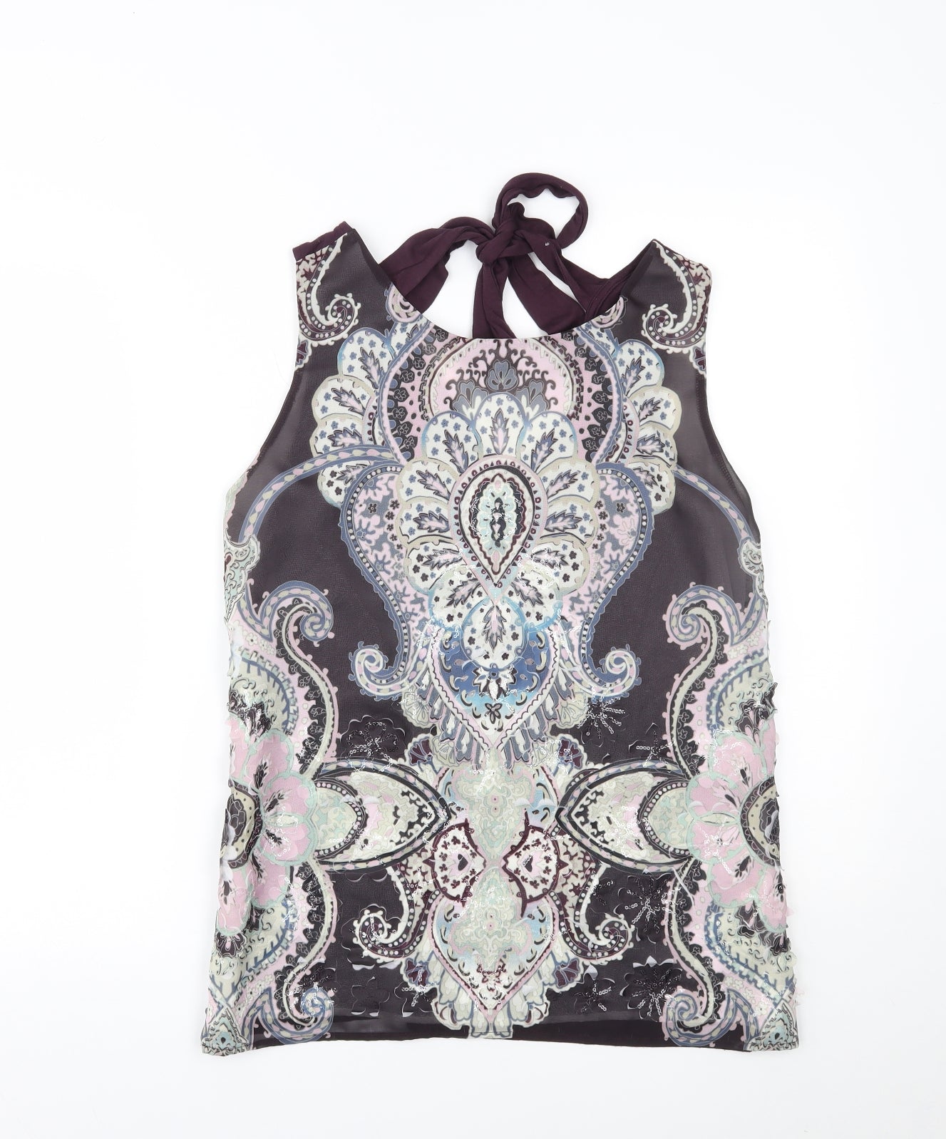 NEXT Womens Multicoloured Paisley  Camisole Blouse Size 12