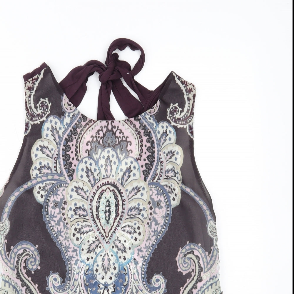 NEXT Womens Multicoloured Paisley  Camisole Blouse Size 12