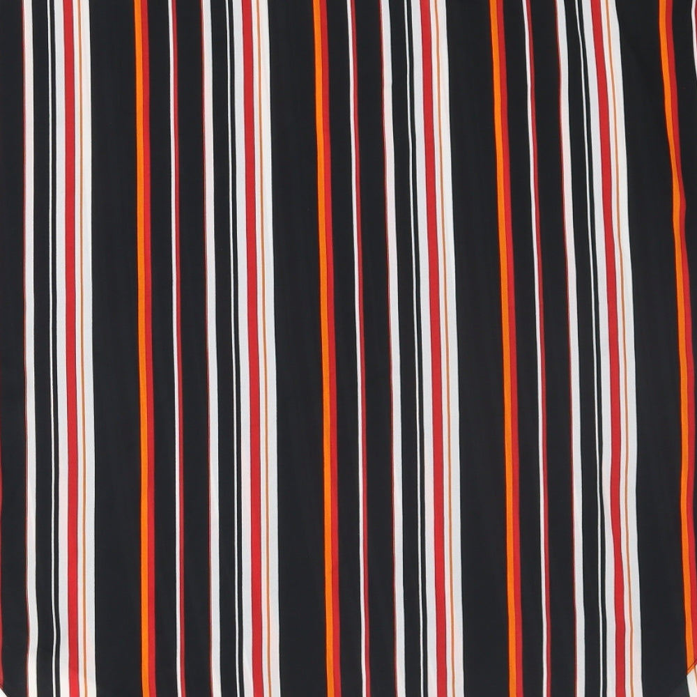 F&F Womens Multicoloured Striped  Basic T-Shirt Size 14