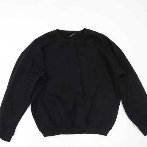 Boohoo Womens Black   Pullover Jumper Size M