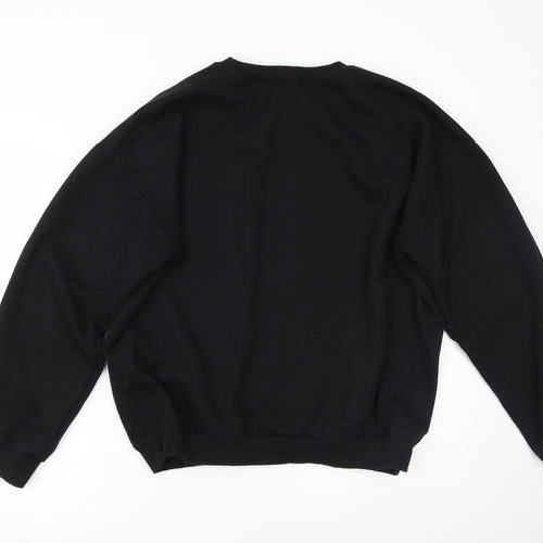 Boohoo Womens Black   Pullover Jumper Size M