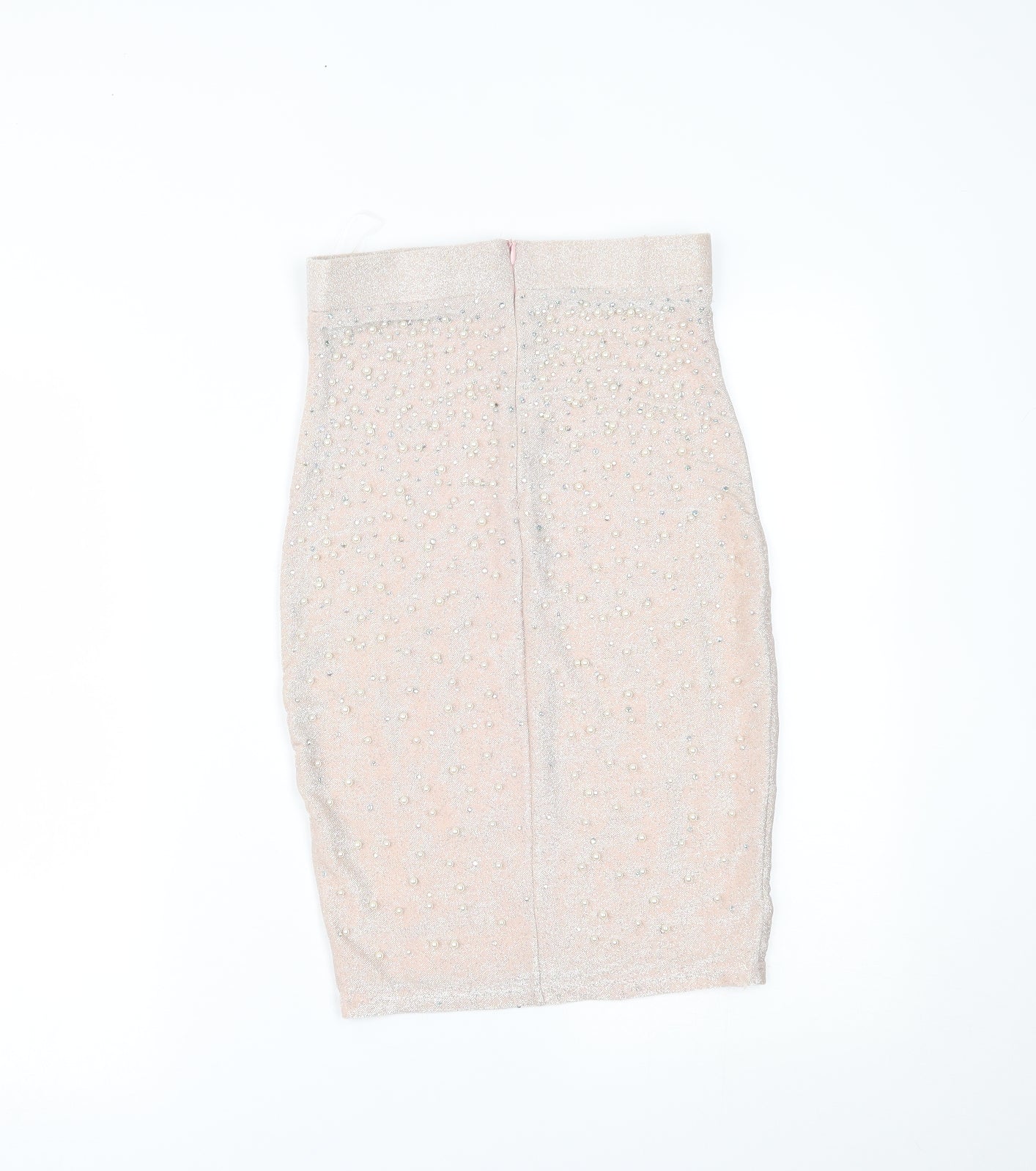 OH POLLY Womens Pink   Straight & Pencil Skirt Size 10