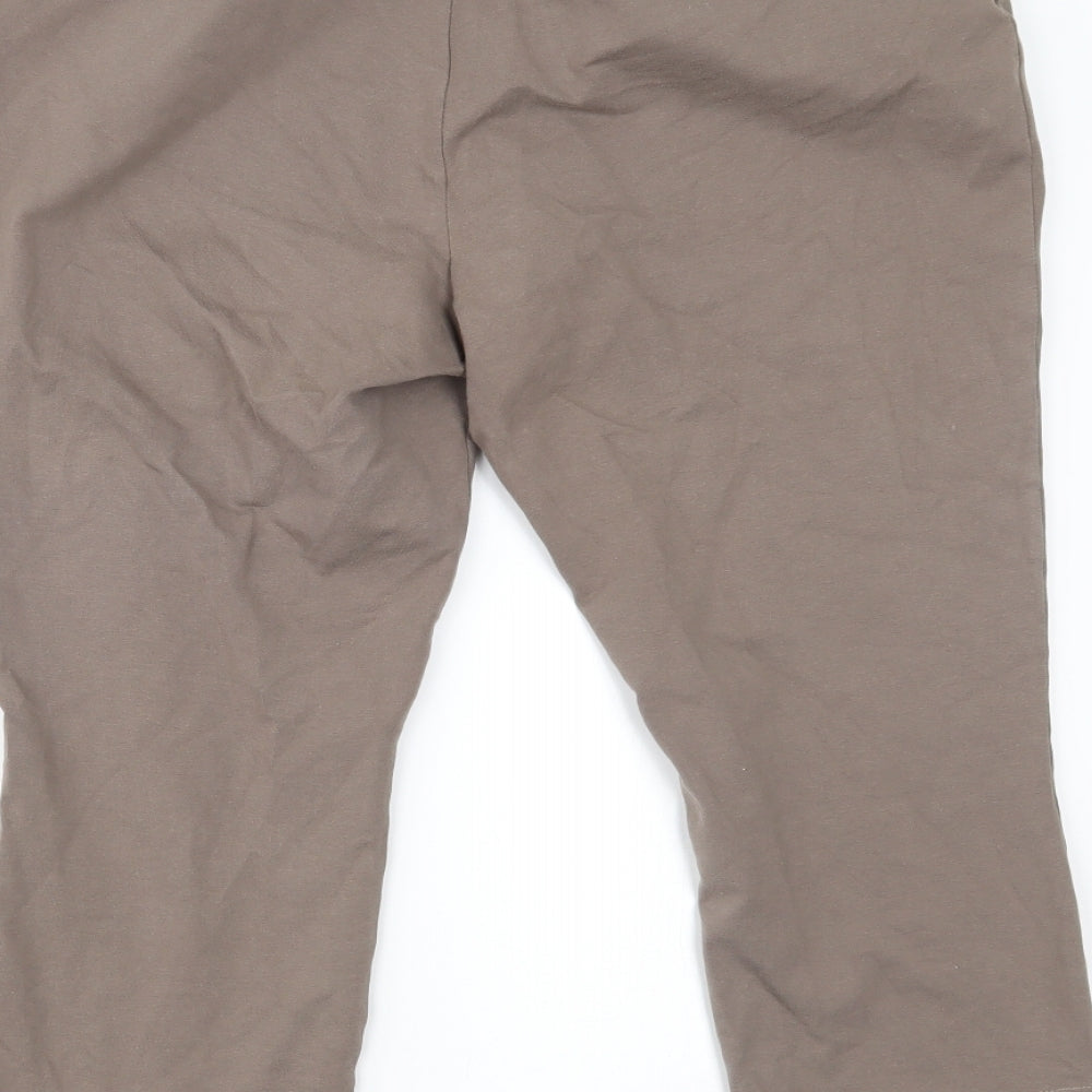 Lands' End Womens Beige   Capri Leggings Size L