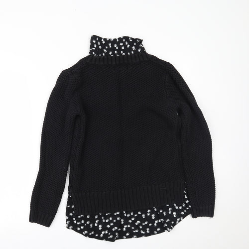 Papaya Womens Black   Pullover Jumper Size 12