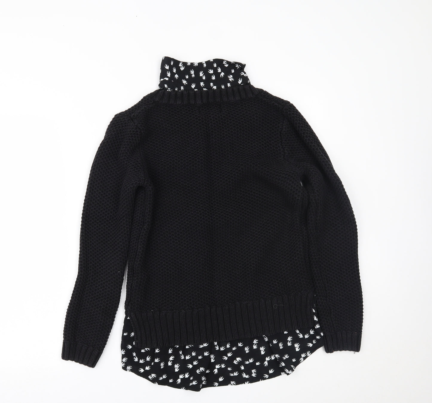 Papaya Womens Black   Pullover Jumper Size 12
