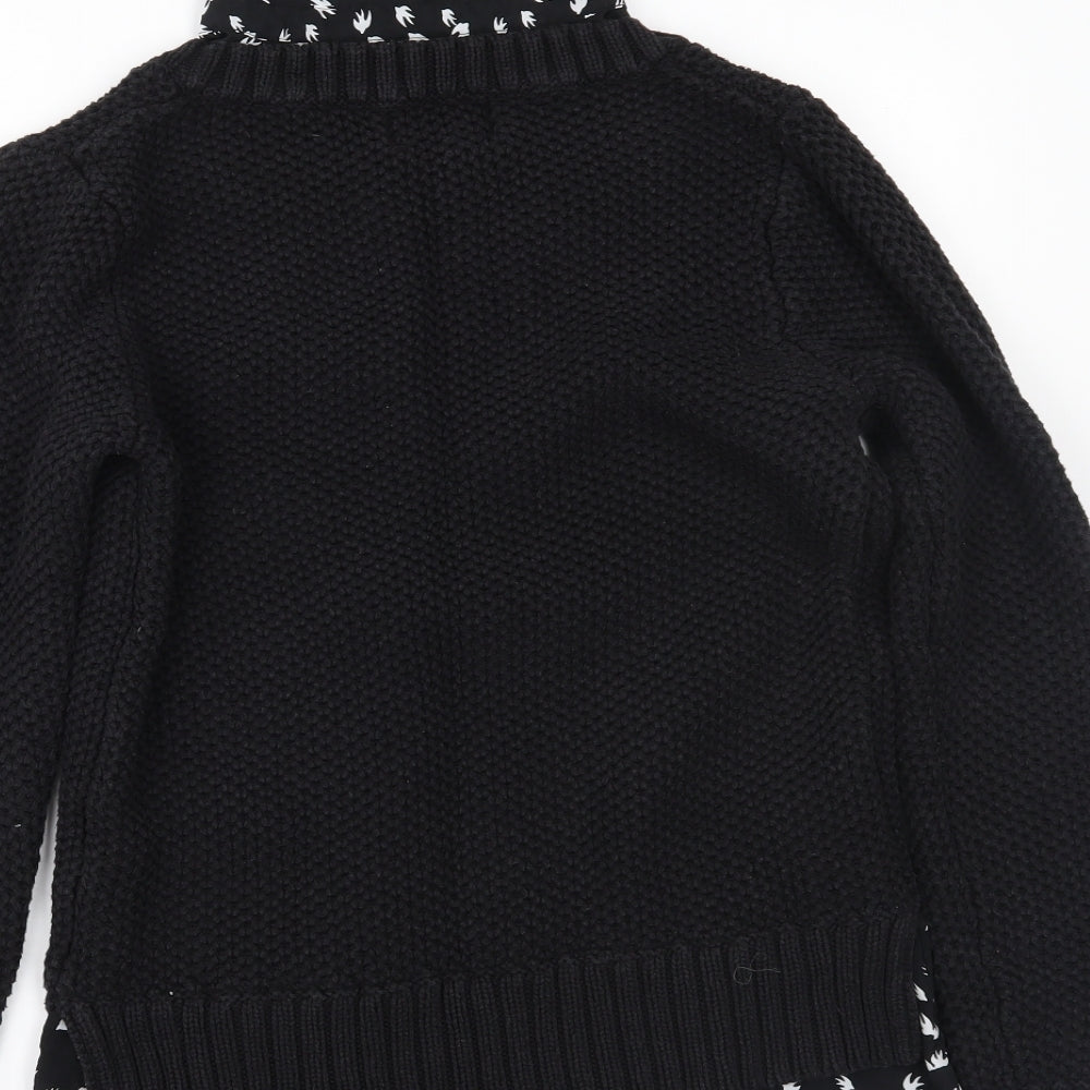 Papaya Womens Black   Pullover Jumper Size 12