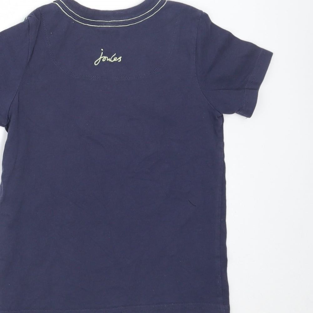 Joules Boys Blue   Pullover T-Shirt Size 5 Years