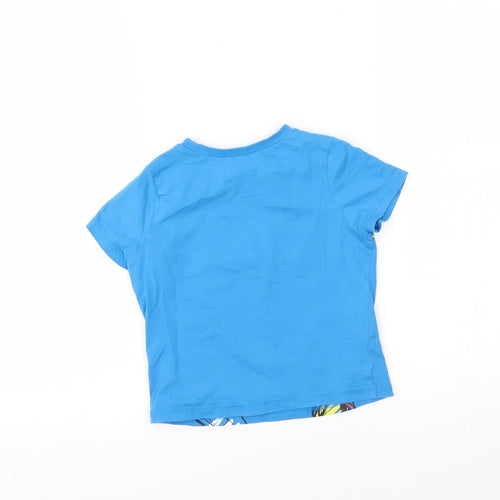 George Boys Blue   Pullover T-Shirt Size 2-3 Years  - marvel