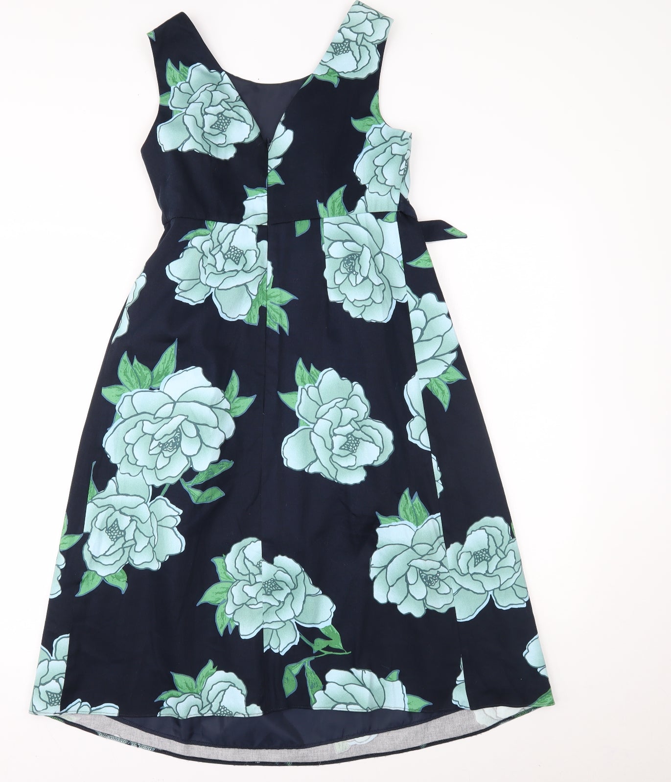 Red Herring Womens Blue Floral  Fit & Flare  Size 6