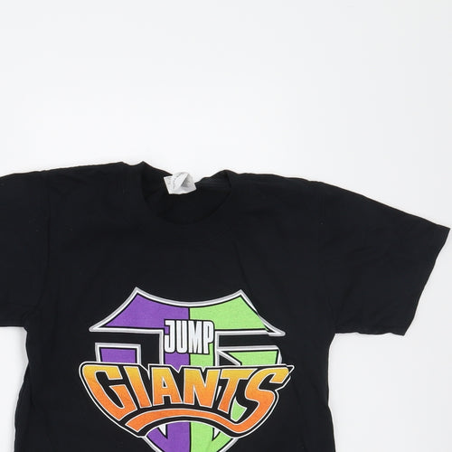 Gildan Boys Black   Pullover T-Shirt Size S