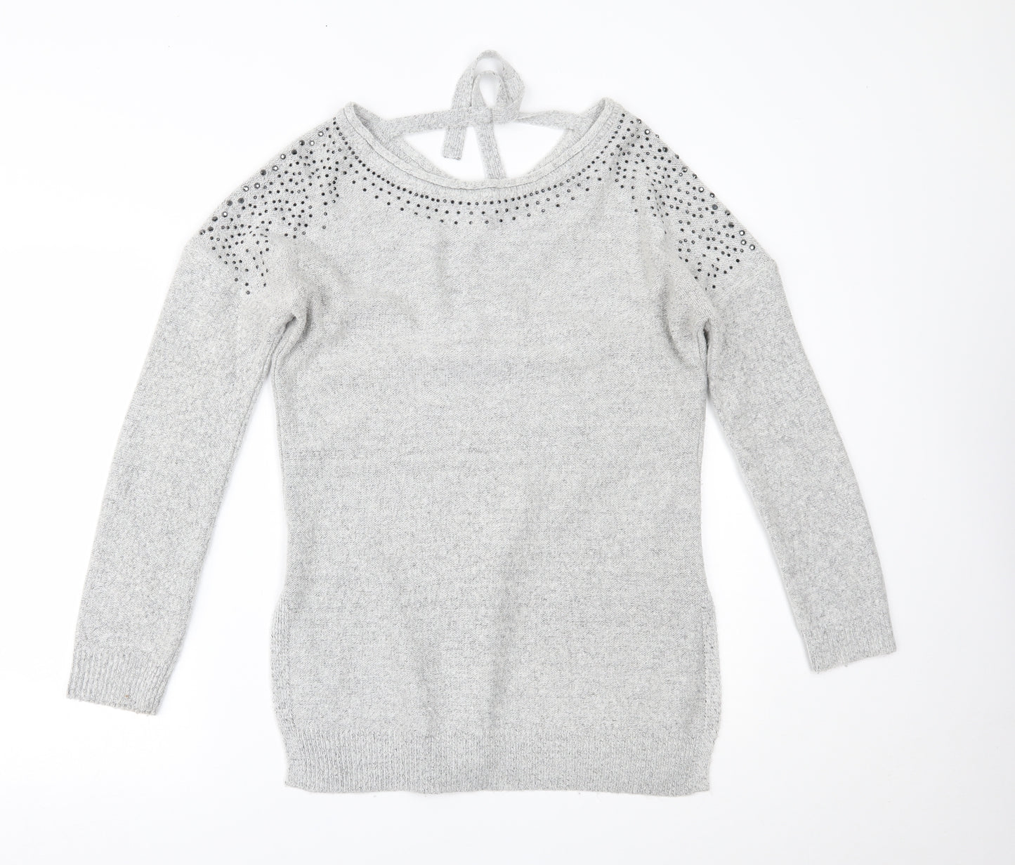 Peacocks Womens Grey   Pullover Jumper Size S