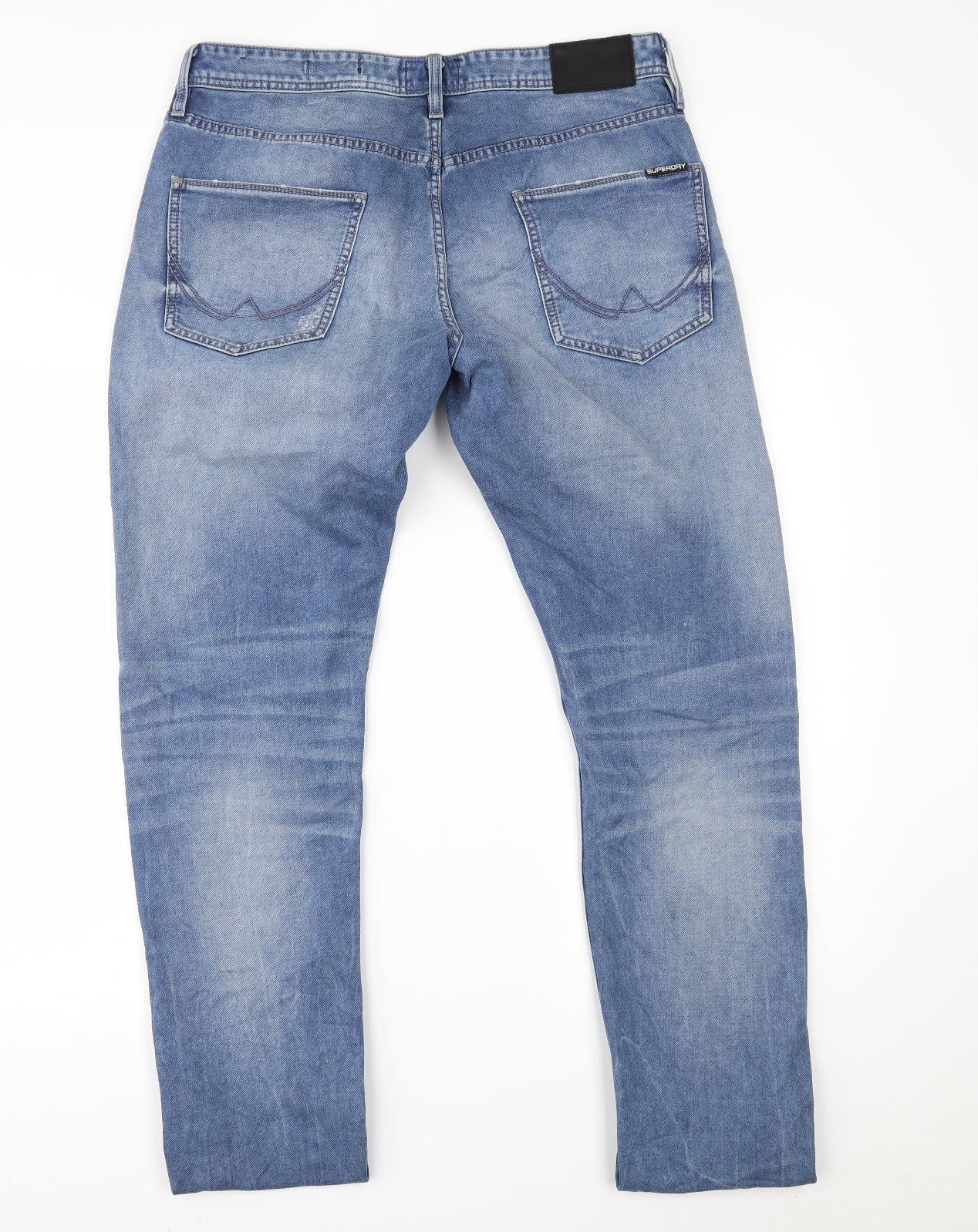 Superdry Mens Blue  Denim Skinny Jeans Size 34 L32 in