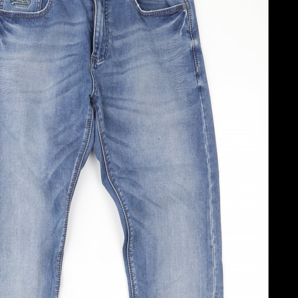 Superdry Mens Blue  Denim Skinny Jeans Size 34 L32 in