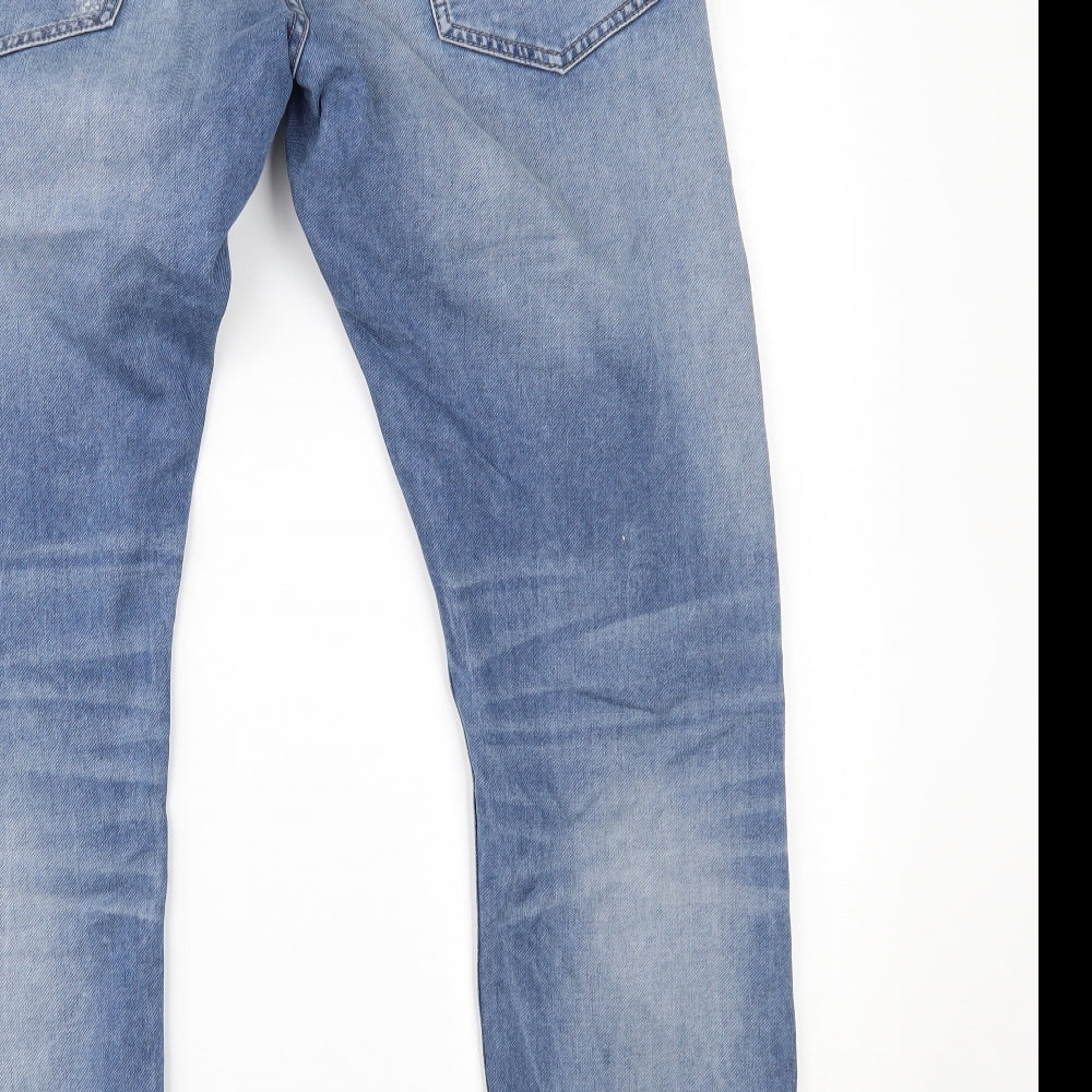 Superdry Mens Blue  Denim Skinny Jeans Size 34 L32 in