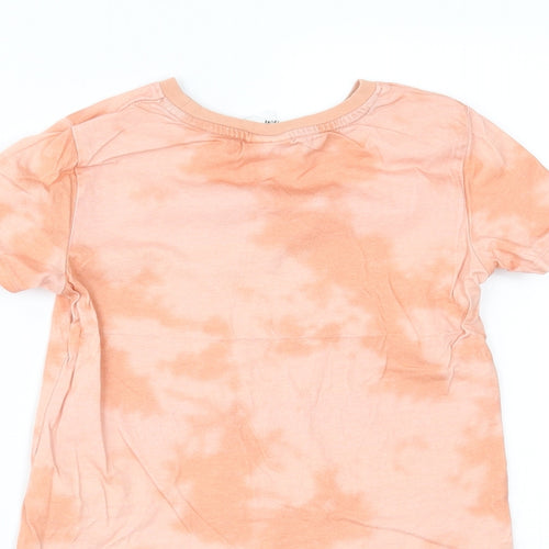 H&M Girls Orange   Basic T-Shirt Size 5-6 Years