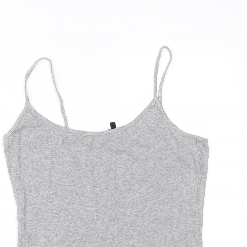 New Look Womens Grey   Camisole Tank Size M