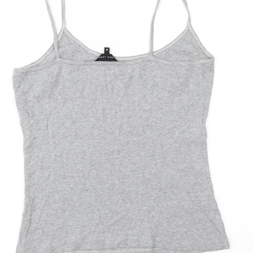 New Look Womens Grey   Camisole Tank Size M