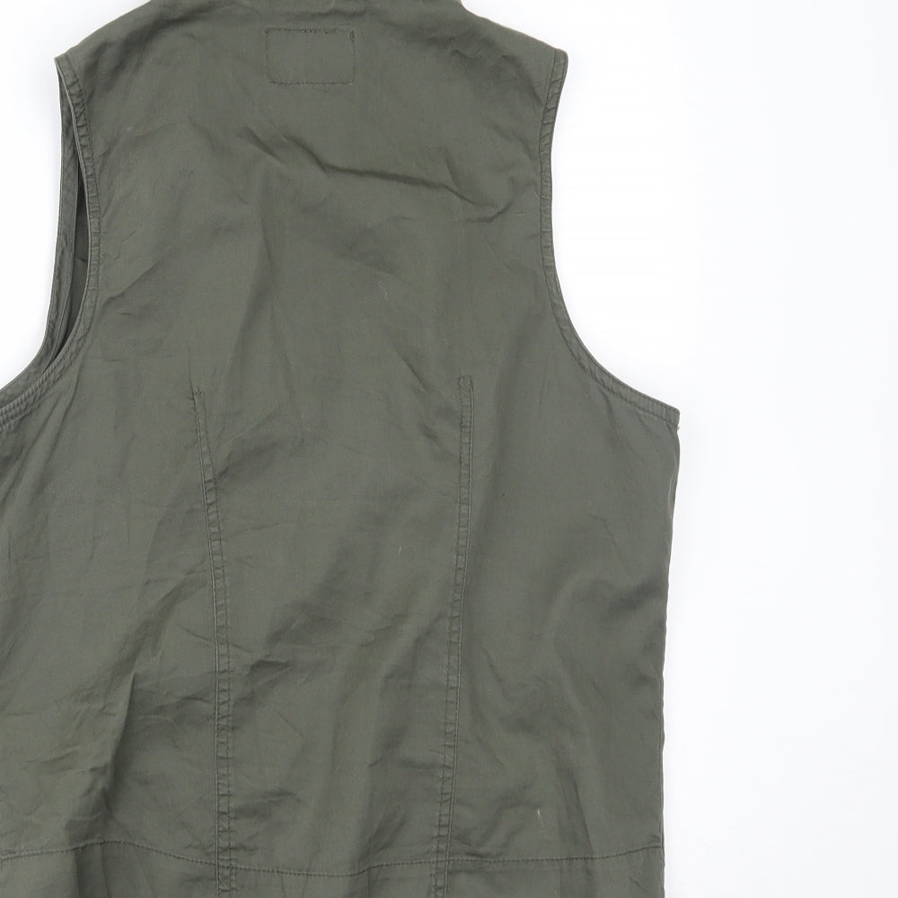 F&F Womens Green   Gilet Waistcoat Size 12