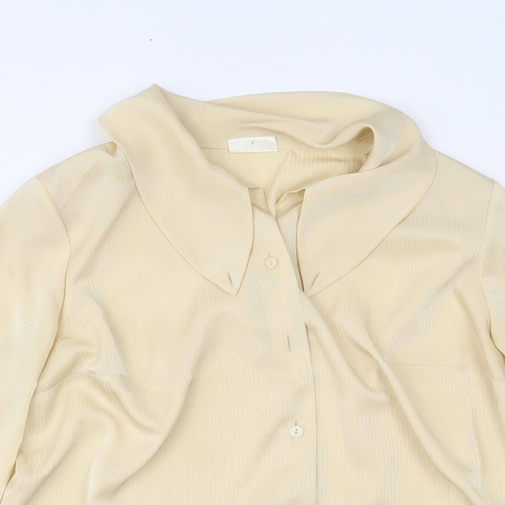 Sommermann Womens Gold   Basic Button-Up Size 18