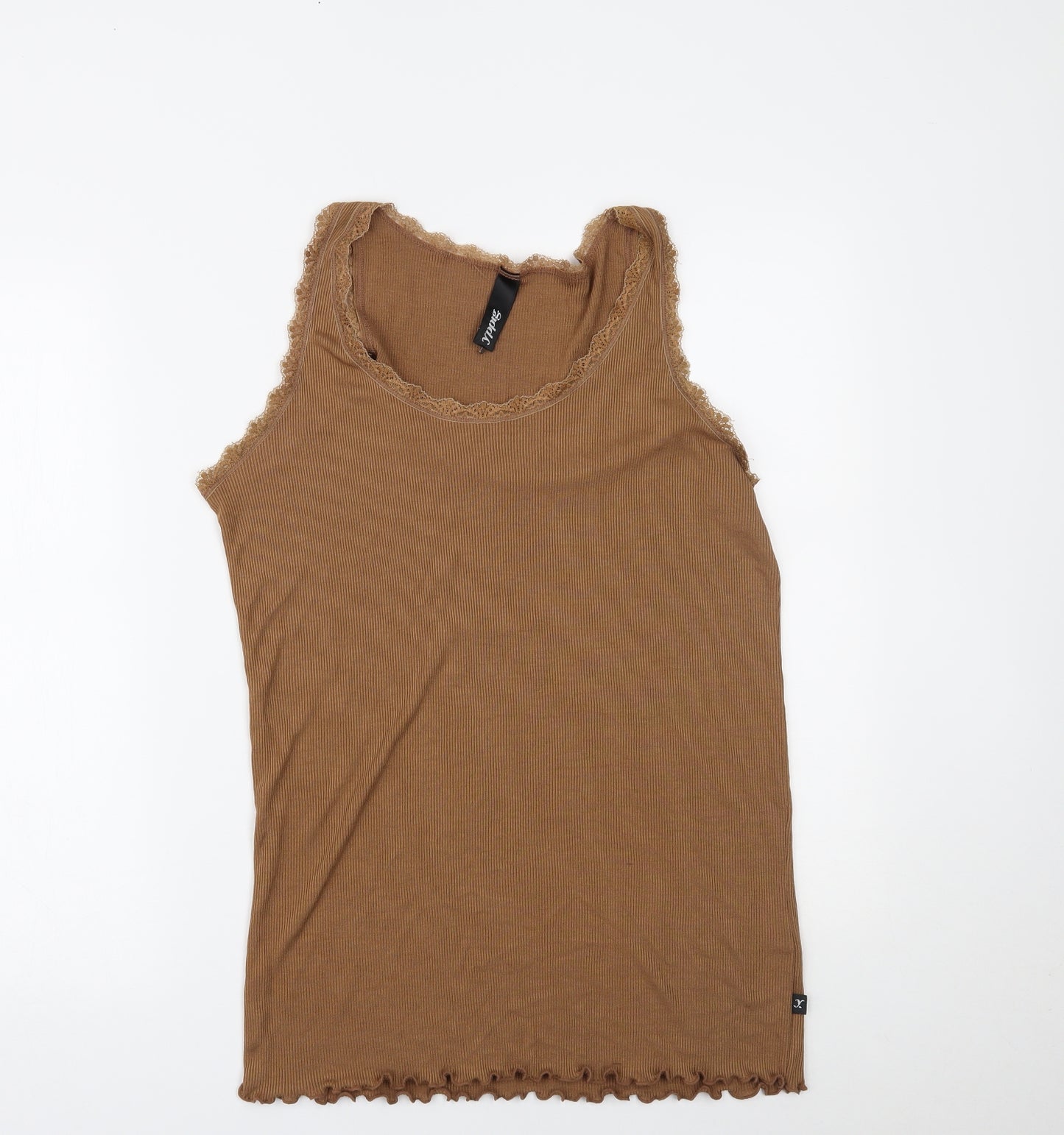 yppig Womens Brown   Basic Tank Size L