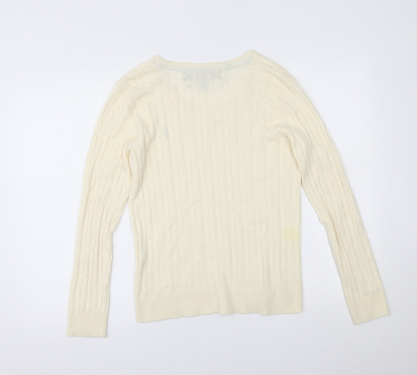 Jack Murphy Womens Ivory   Pullover Jumper Size 12