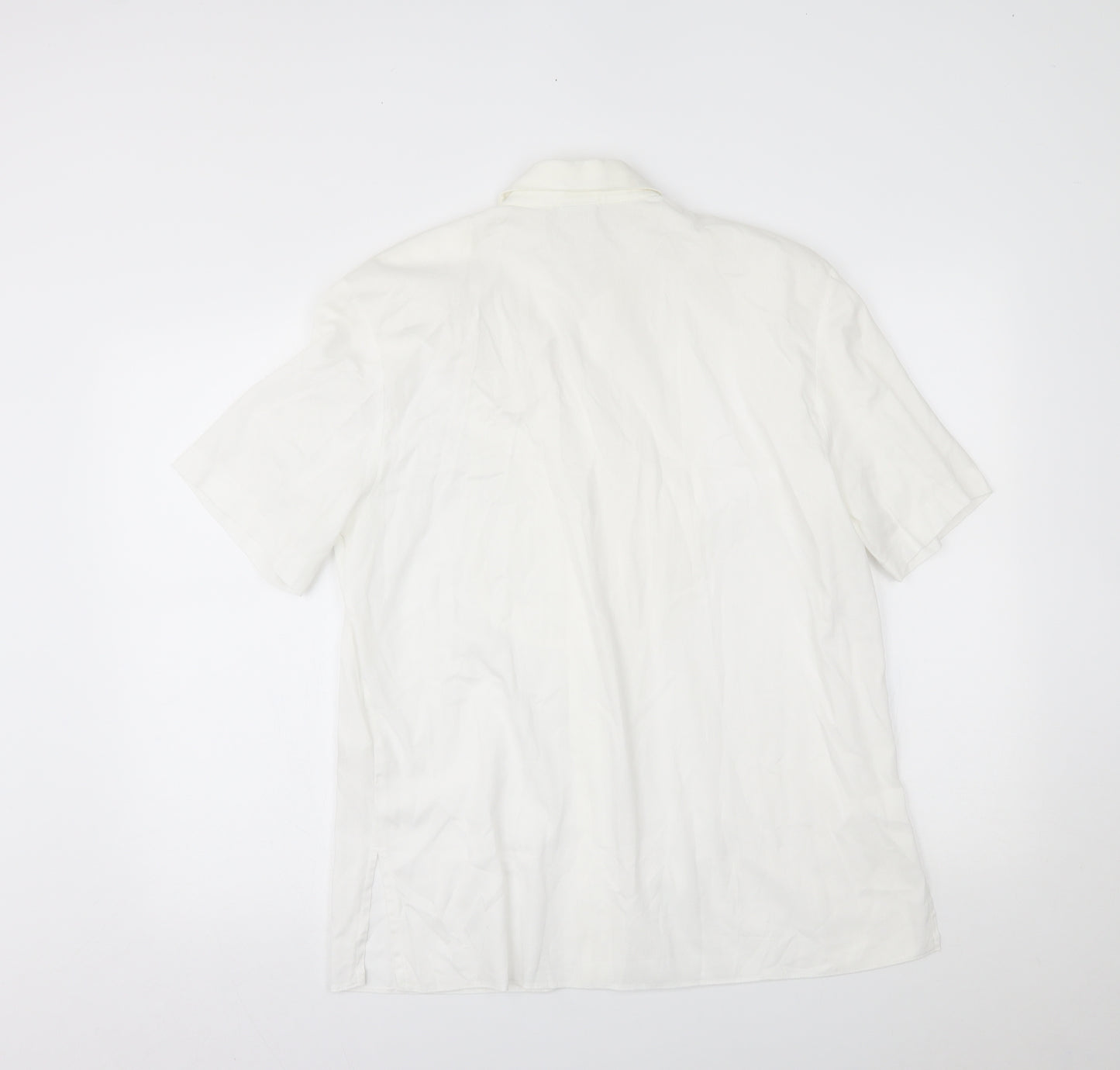 petit paris Womens White   Basic Button-Up Size 12
