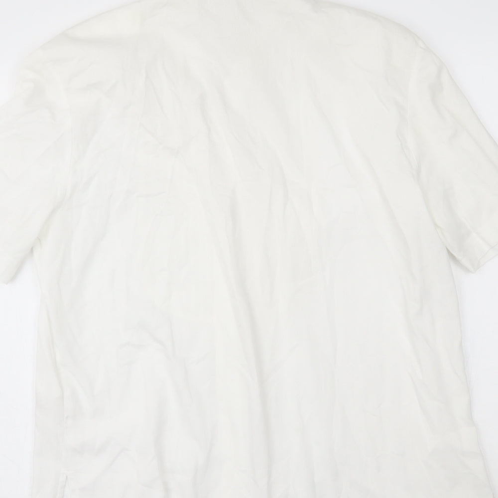 petit paris Womens White   Basic Button-Up Size 12