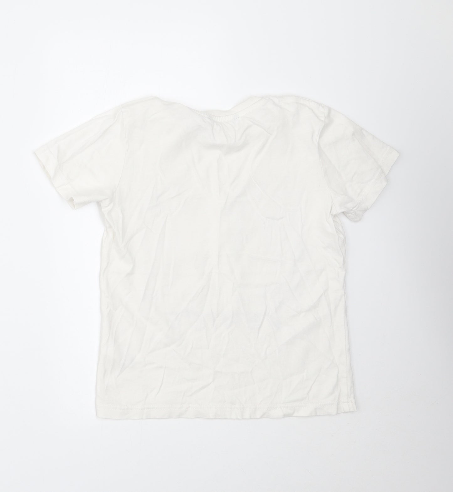 George Boys White   Basic T-Shirt Size 7-8 Years