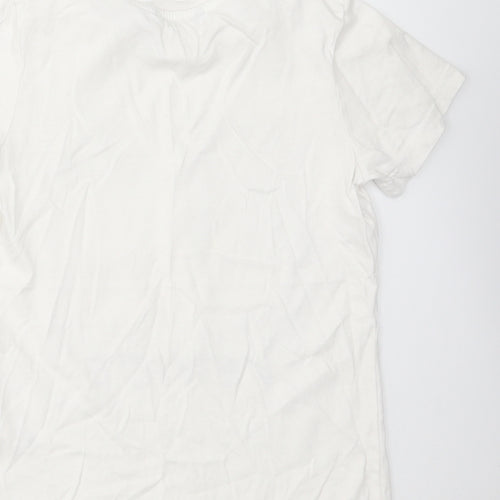 George Boys White   Basic T-Shirt Size 7-8 Years