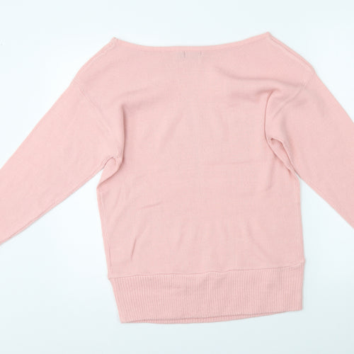 Nasty Gal Womens Pink   Pullover Jumper Size 12