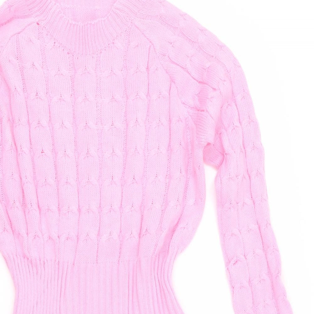 Preworn Womens Pink   Jumper Dress  Size S